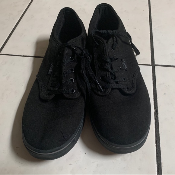 womens black vans size 8.5